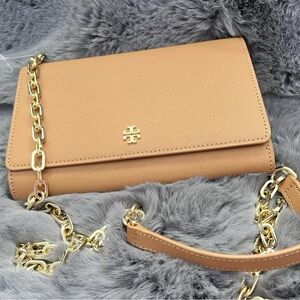 New!Tory Burch Leather Crossbody Bag
